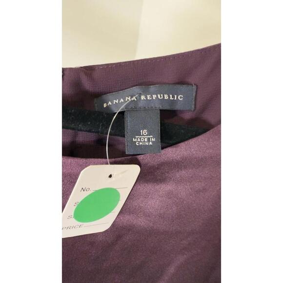 Banana Republic Purple Dress - Size 16 - Picture 3 of 3